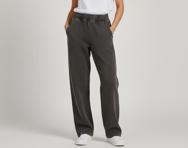 Sweatpants Washed Dark Grey